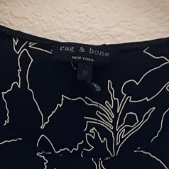 ☀️SALE☀️ RAG & BONE Patricia 100% Silk Sleeveless Tunic Top - Picture 7 of 7